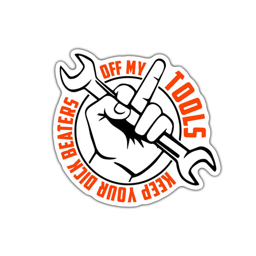 (3pcs) Keep Your Dick Beaters Off My Tools Sticker for Kids Water Bottle Stickers Waterproof Vinyl Phone Decal Skateboard Stickers Book Sticker(3in)